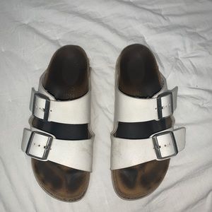 white birkenstocks